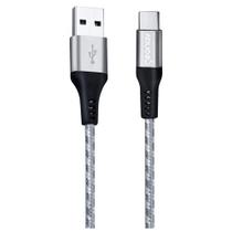 Cabo USB-C com Conector USB-A e 1,5M para Carregamento Rápido - Geonav - UCC06 - GEONAVE