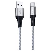 Cabo USB-C com Conector USB-A e 1,5M para Carregamento Rápido - Geonav - UCC06 Cabo USB-C com Conector USB-A e 1,5M para Carregamento Rápido - Geonav - UCC06