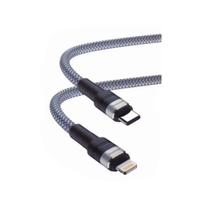 Cabo Usb C Compativel iPhone Lightning Reforçado Carregamento Rápido 27w Pd