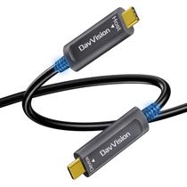 Cabo USB C DavVision 20m Fibra Óptica Ativo 10Gbps Cabo USB C DavVision 20m Fibra Óptica Ativo 10Gbps