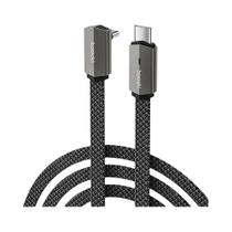 Cabo USB C De 60W Com Indicador LED 90 graus Cabo Tipo C Para Tipo C Para iPhone 15 16 pro Max Xiaomi