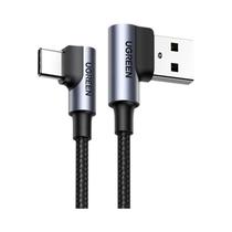 Cabo USB C De Carregamento Rápido 3A Com Ângulo De 90 Graus Tipo C Para Samsung Xiaomi iPhone iPad