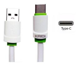 Cabo Usb C De Dados Carga Tipo C Refoçado Turbo Kaidi