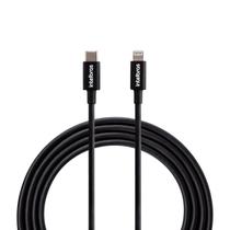 Cabo USB-C - Lightning 1,2m PVC Preto Intelbras EUCL 12PP