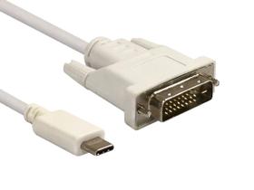 Cabo usb-c macho x dvi-d 24+1 macho de 2 metros