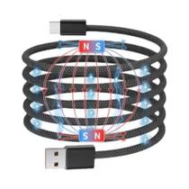 Cabo USB C Magnético De 100W Para Carregamento Rápido Para Samsung Tipo C