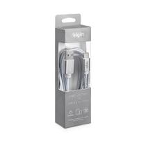 Cabo Usb-C Nylon Cinza 1,5m 480mbps Com Dispositivos Cabo Usb-C Nylon Cinza 1,5m 480mbps Com Dispositivos