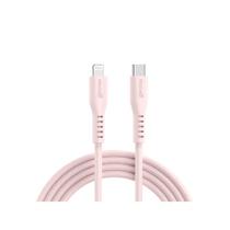 Cabo Usb-c P/ Lightning Mfi Em Silicone, 1,5m Rosa