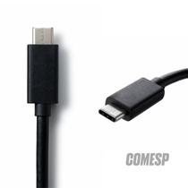 Cabo USB C p/ Tipo C carregador turbo blindado reforçado 3A 2 metros Comesp