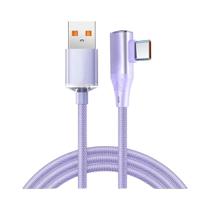 Cabo USB C Para C De Carregamento Rápido De 120W Com Curva De 90 Graus Para iPhone 15 16 Samsung