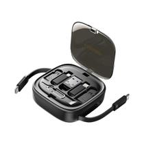 Cabo USB C Para C De Carregamento Rápido De 60W Com Caixa De Armazenamento Para Xiaomi Poco Essager