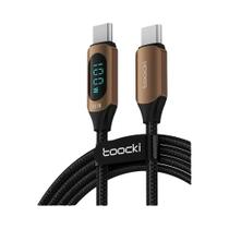 Cabo USB-C para Carregamento Rápido 100W PD - Compatível com Xiaomi Poco F3, Realme, Macbook e Ipad