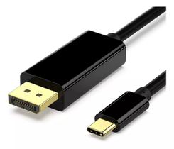 Cabo Usb C Para Displayport 1,8m 4k Full Hd 60hz Mac Dell