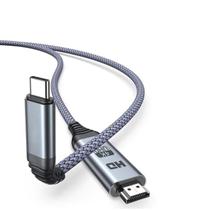 Cabo USB-C para HDMI 2.0 4K@60HZ 2 metros 2m Thunderbolt 3