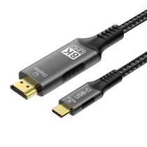 Cabo USB-C para HDMI 2.1 8K 60Hz - Compatível com Thunderbolt 3, MacBook Pro e iPad Pro