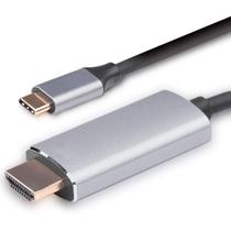 Cabo USB-C Para HDMI 4K 30Hz 2 Metros Thunderbolt 3 HDMI 4K