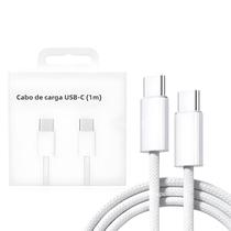 Cabo USB-C para iPhone 15 Pro Max/Pro/Plus - Carregamento Rápido 60W PD