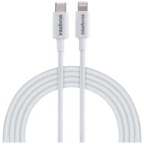 Cabo USB-C para Lightning 1,2 m Branco EUCL 12 PB Intelbras Cabo USB-C para Lightning 1,2 m Branco EUCL 12 PB Intelbras