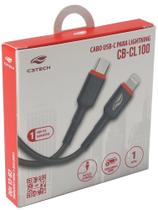CABO USB-C PARA LIGHTNING 1M - CB-CL100 C3Tech CABO USB-C PARA LIGHTNING 1M - CB-CL100 C3Tech