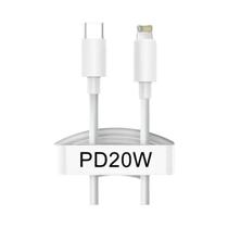 Cabo USB-C para Lightning Apple com PD - Carga Rápida para iPhone 11/12/13/14/Pro Max
