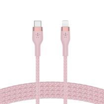 Cabo USB-C para Lightning Belkin BoostCharge Pro Flex 2m rosa Cabo USB-C para Lightning Belkin BoostCharge Pro Flex 2m rosa