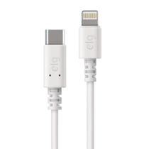 Cabo USB-C para Lightning, Carga Rápida 15W 3A, 1 metro, Branco, TCL10, ELG Cabo USB-C para Lightning, Carga Rápida 15W 3A, 1 metro, Branco, TCL10, ELG
