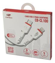 Cabo usb-c para lightning - cb-cl100 c3tech