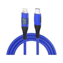 Cabo USB C Para Lightning De 10 Pés Com Display LED Certificado MFi Para iPhone 14 pro Max LAIHONEN Cabo USB C Para Lightning De 10 Pés Com Display LED Certificado MFi Para iPhone 14 pro Max LAIHONEN