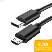 Cabo USB C Para Micro USB Para Controle Samsung Redmi LG Moto Xbox PS4, Adaptador Para Tablets Fire