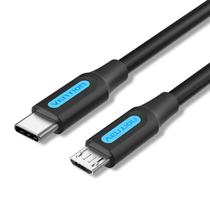 Cabo Usb C Para Micro Usb V8 Turbo Celular 1 Metro - Vention Cabo Usb C Para Micro Usb V8 Turbo Celular 1 Metro - Vention