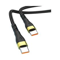 Cabo USB C Para Tipo C De Carregamento Super Rápido De 120W Para Samsung S24 S23 Ultra iPhone 15 pro