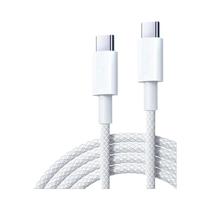Cabo USB C Para Tipo C Trançado De Carregamento Rápido 60W Para Apple iPhone 17 Air 15 16 pro Max