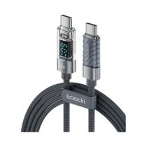 Cabo USB C Para Tipo C Transparente De Carregamento Rápido 100W PD Para Xiaomi MacBook