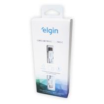 Cabo USB-C para USB-C - 1 metro - Branco - Elgin 46RCTIPOCTPC
