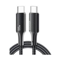 Cabo USB-C para USB-C 100W - Carregamento Rápido PD para Xiaomi Mi11 e Samsung