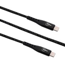 Cabo USB-C para USB-C, 10Gbps, 100W, Linha Sampa, iPlace, 1,2m, Preto Cabo USB-C para USB-C, 10Gbps, 100W, Linha Sampa, iPlace, 1,2m, Preto