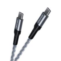 Cabo usb-c para usb-c 2.0 de nylon trançado 1.5m geonav - ucc04