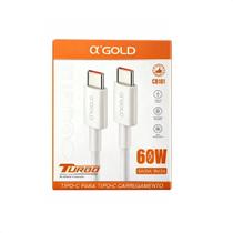 Cabo USB-C para USB-C 60W Turbo Carregamento Rápido CB101