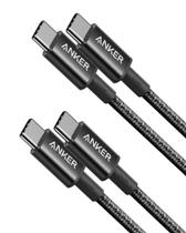Cabo USB C para USB C Carregador Anker 100W de 3,3 pés para iPhone Cabo USB C para USB C Carregador Anker 100W de 3,3 pés para iPhone