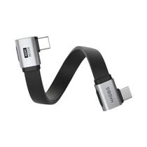 Cabo USB-C Para USB-C De 90 Graus Com Carregamento Rápido Para iPhone 17, Laptop, Switch E Samsung Cabo USB-C Para USB-C De 90 Graus Com Carregamento Rápido Para iPhone 17, Laptop, Switch E Samsung