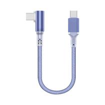 Cabo USB-C Para USB-C De Alta Velocidade 60W 0.1M 0.2M 90 graus Suporte Para Samsung Xiaomi iPhone 16