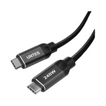 Cabo USB C Para USB C De Carregamento Rápido 240W Trançado Para iPhone 16 15Pro Samsung S24 S23