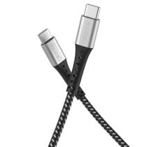 Cabo Usb-C Para Usb-C ESC06BK Essential 1,2 Metro 2.0 100w Preto Geonav