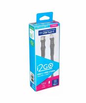 Cabo Usb-c Para Usb-c I2go 1,2 Metros I2gcbl653 3a Cinza