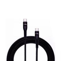 Cabo USB-C para USB-C nylon Preto 2m 100W C13P - Lity