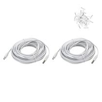 Cabo USB C PDEEY 8m à prova d'água para câmera de segurança, pacote com 2 Cabo USB C PDEEY 8m à prova d'água para câmera de segurança, pacote com 2