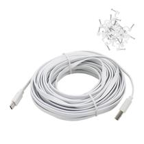 Cabo USB-C PDEEY 8m para carregamento de câmera de segurança WiFi CCTV Cabo USB-C PDEEY 8m para carregamento de câmera de segurança WiFi CCTV