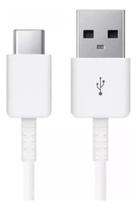 Cabo Usb-c Samsung Fast Turbo S8 S9 S10 Lite Plus Cor Branco