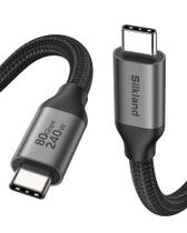 Cabo USB-C Silkland 80 Gbps 3 m 240 W Thunderbolt 5