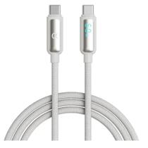 Cabo USB-C Tipo C 60W Trançado 1M Premium De Nylon Compatível com Samsung Galaxy, IOS/Android Cabo USB-C Tipo C 60W Trançado 1M Premium De Nylon Compatível com Samsung Galaxy, IOS/Android